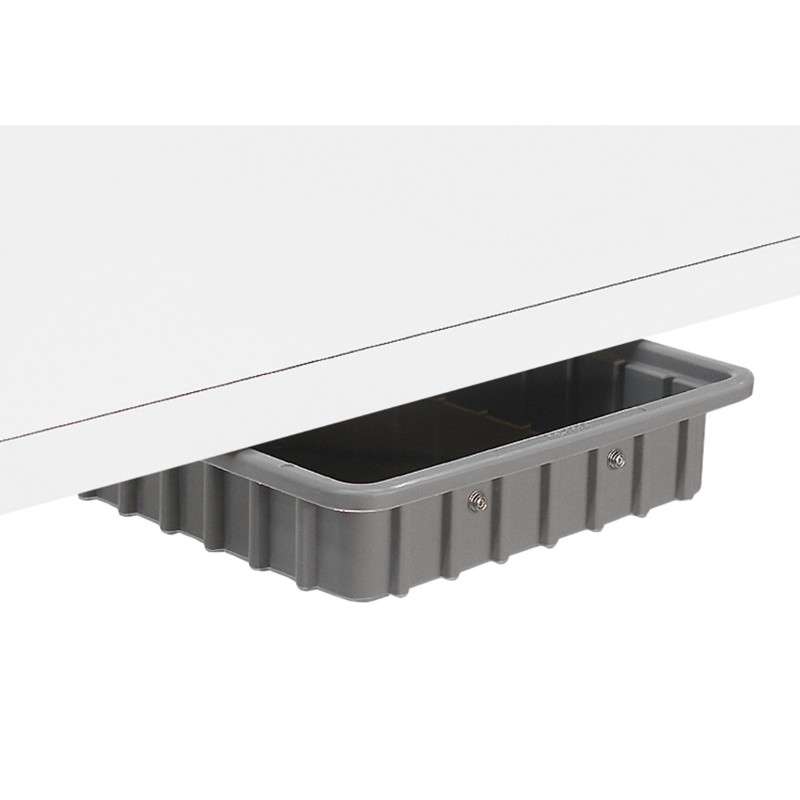 Rail Drawer with Removable Plastic Tote Box, 16-1/2 x 11 x 2.5"